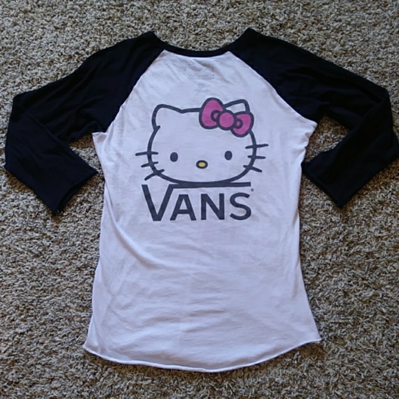 Vans Tops - Vans hello kitty baseball style top